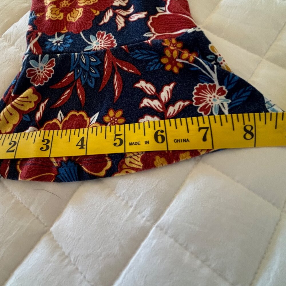 Ruby Rd. Fall Floral Shirt 3/4 Sleeve - Picture 9 of 12